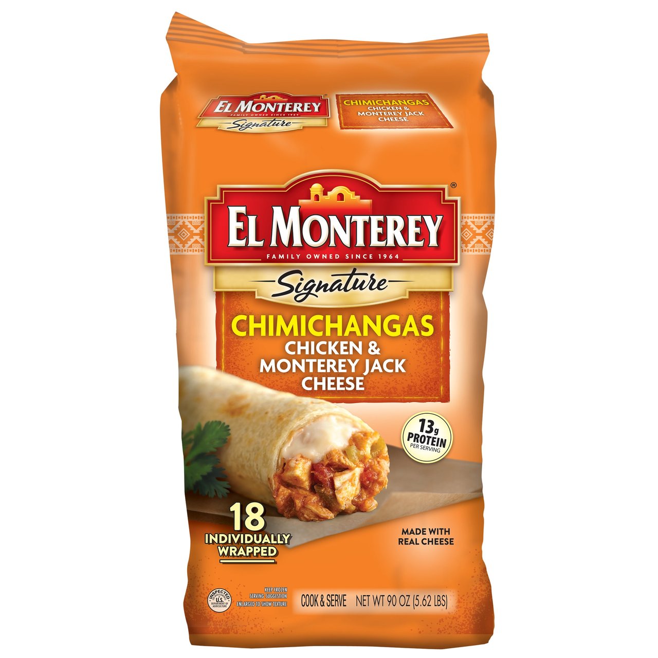 El Monterey Chicken Chimichangas 18/5 oz