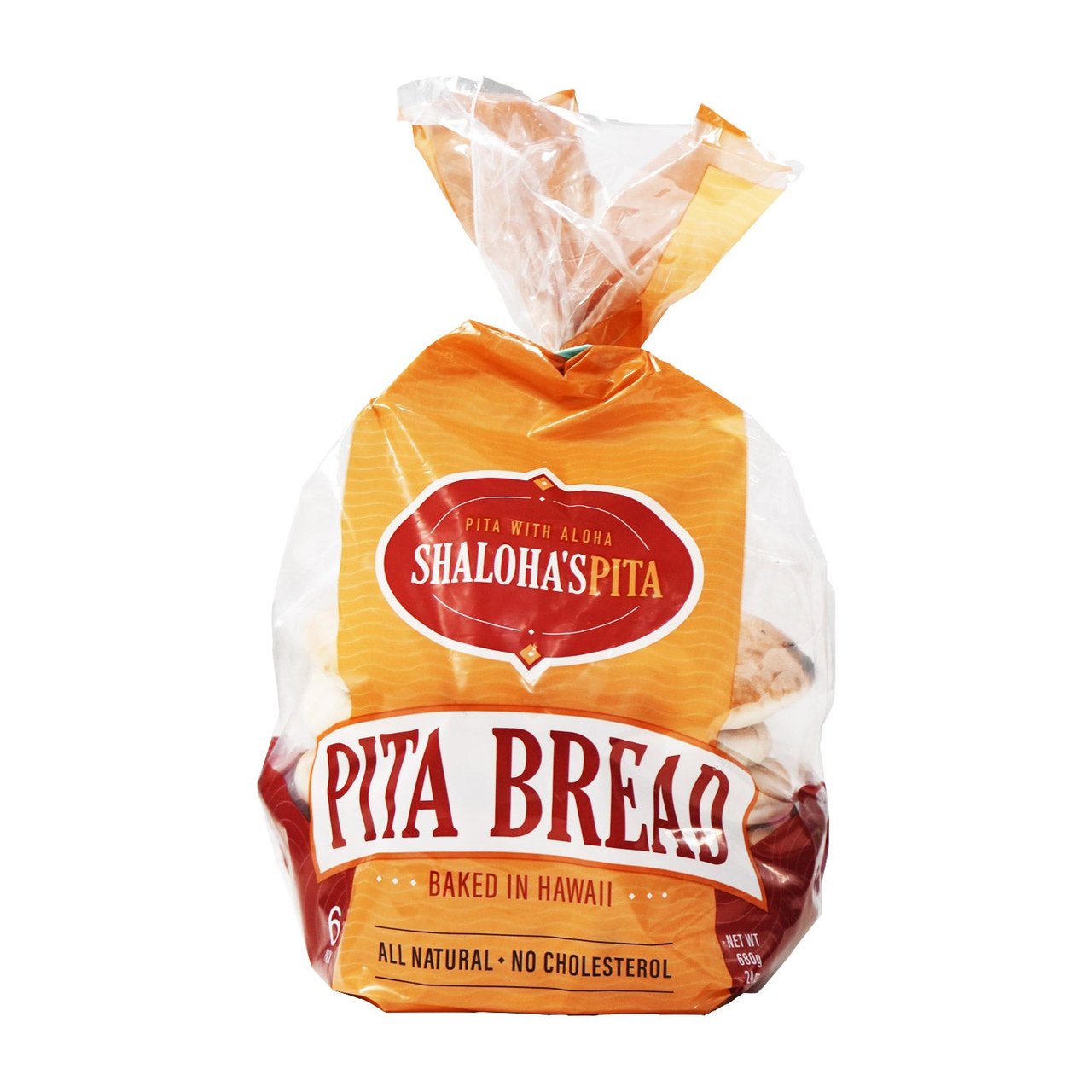 Shaloha Pita Bread, 6 ct / 22.22 oz - Image 1