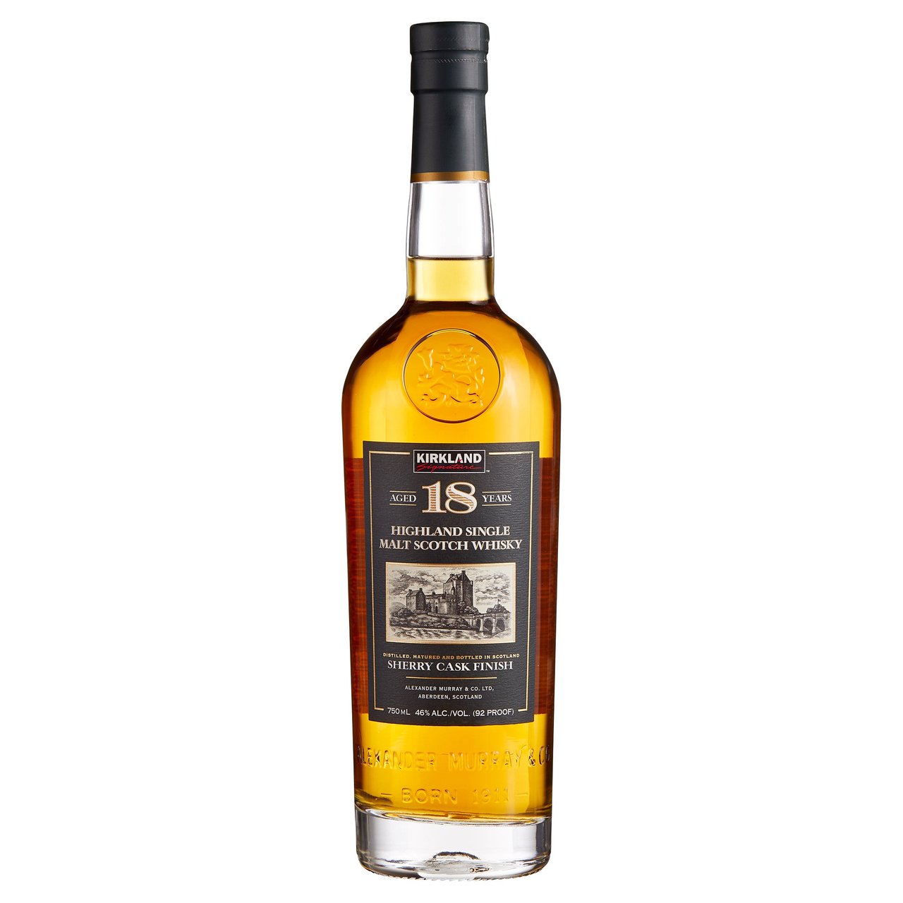 KIRKLAND SIGNATURE 18 HIGHLAND SINGLE MALT SCOTLAND 750 ML