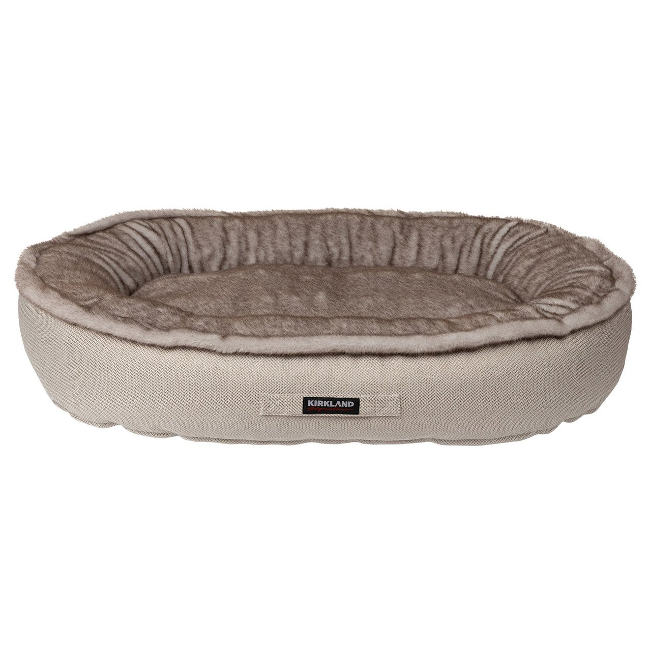 Kirkland Signature Oval Cuddler Pet Bed 46" x 32" - Image 1