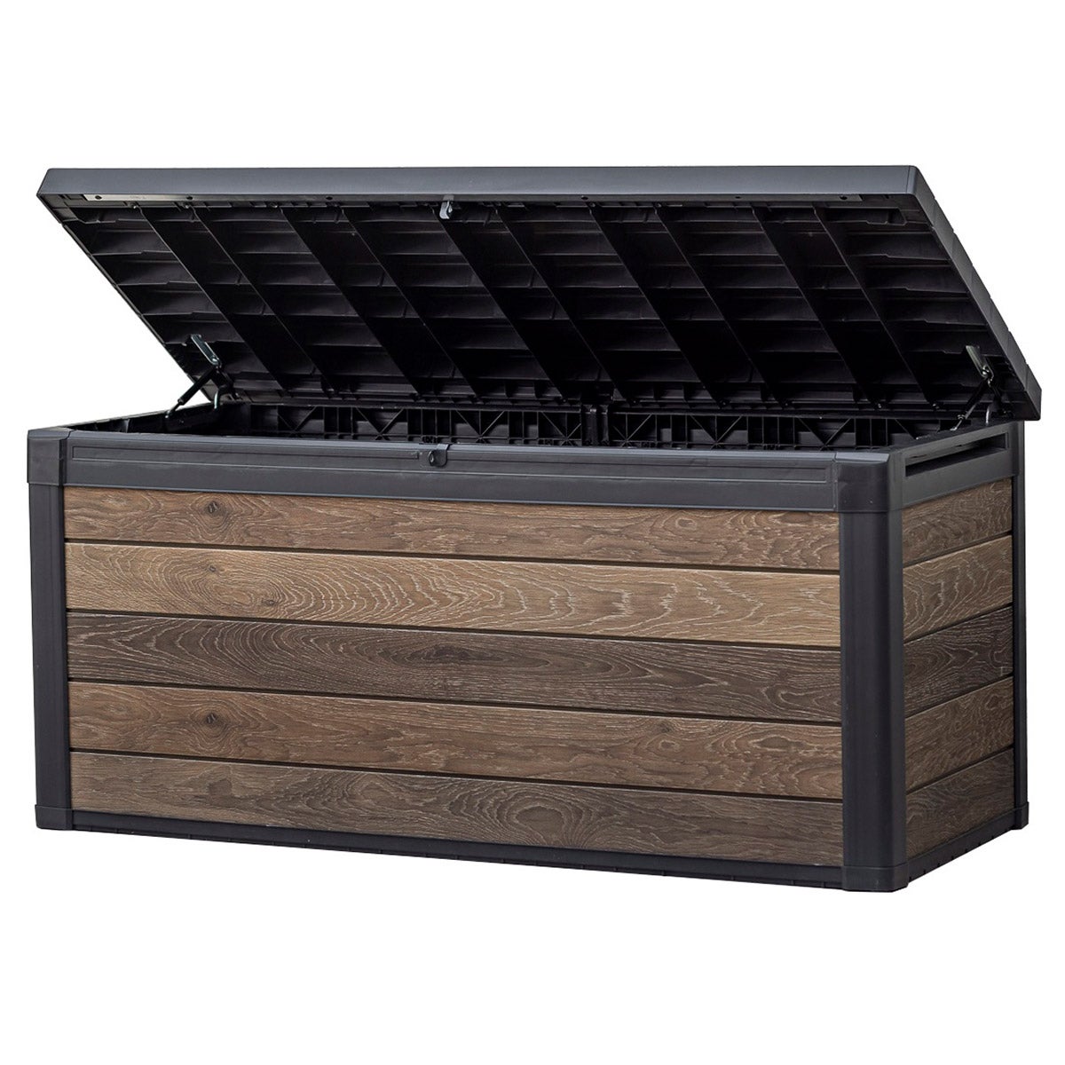 Keter Walnut 150 Gallon Deck Box - Image 1