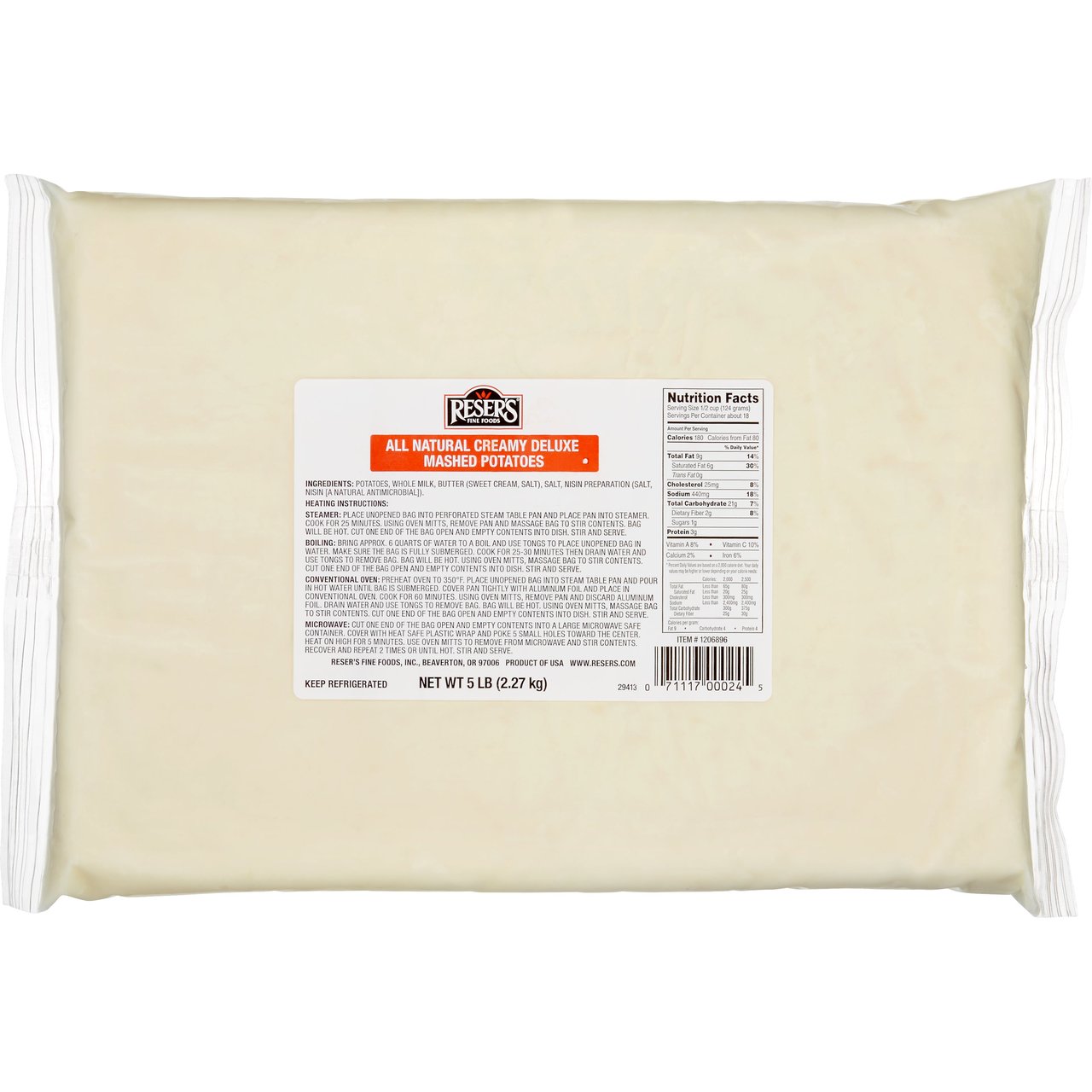 Reser's Creamy Mashed Potatoes 5 lbs