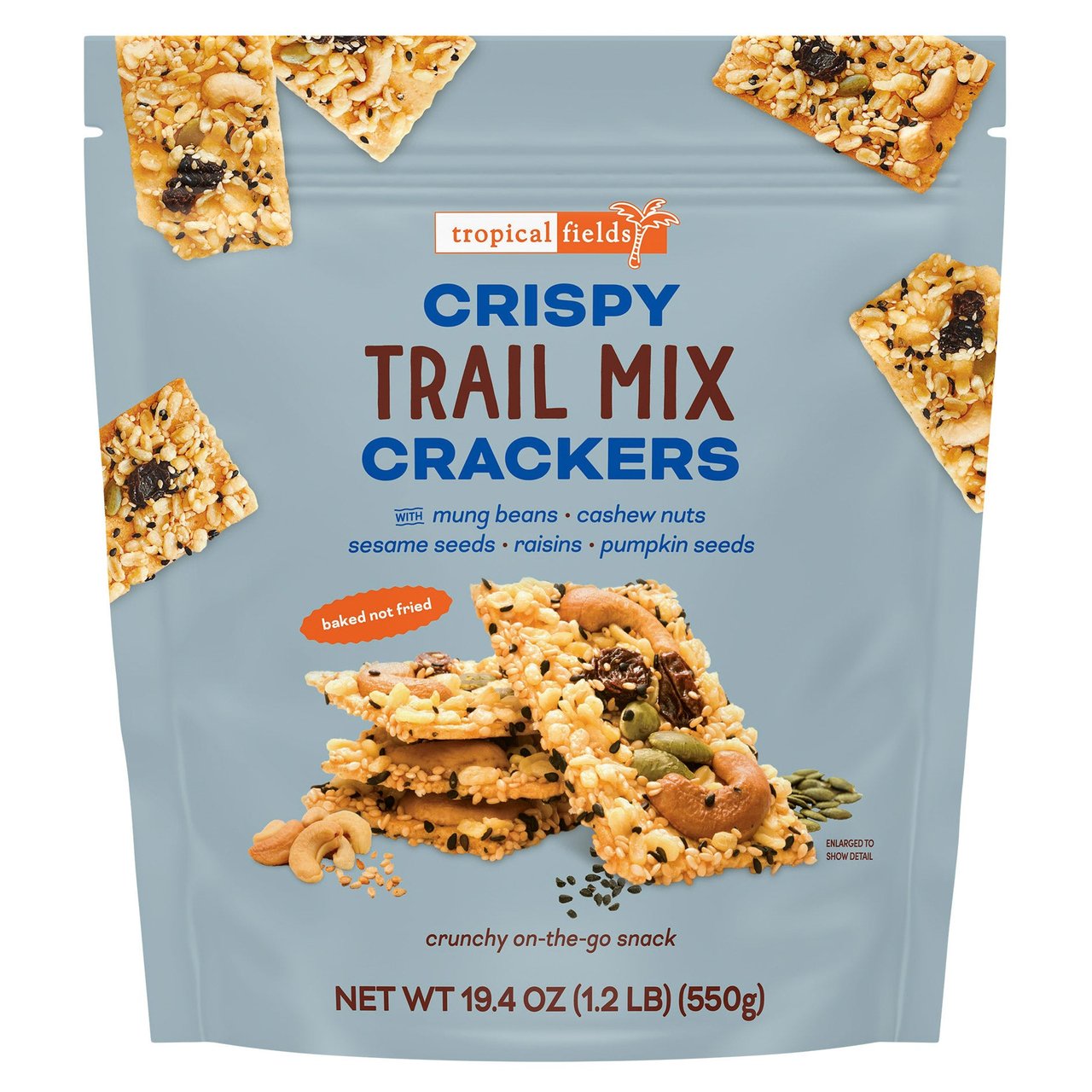 Tropical Fields Crispy Trail Mix Crackers 19.4 oz (1.21 lb) - Image 1