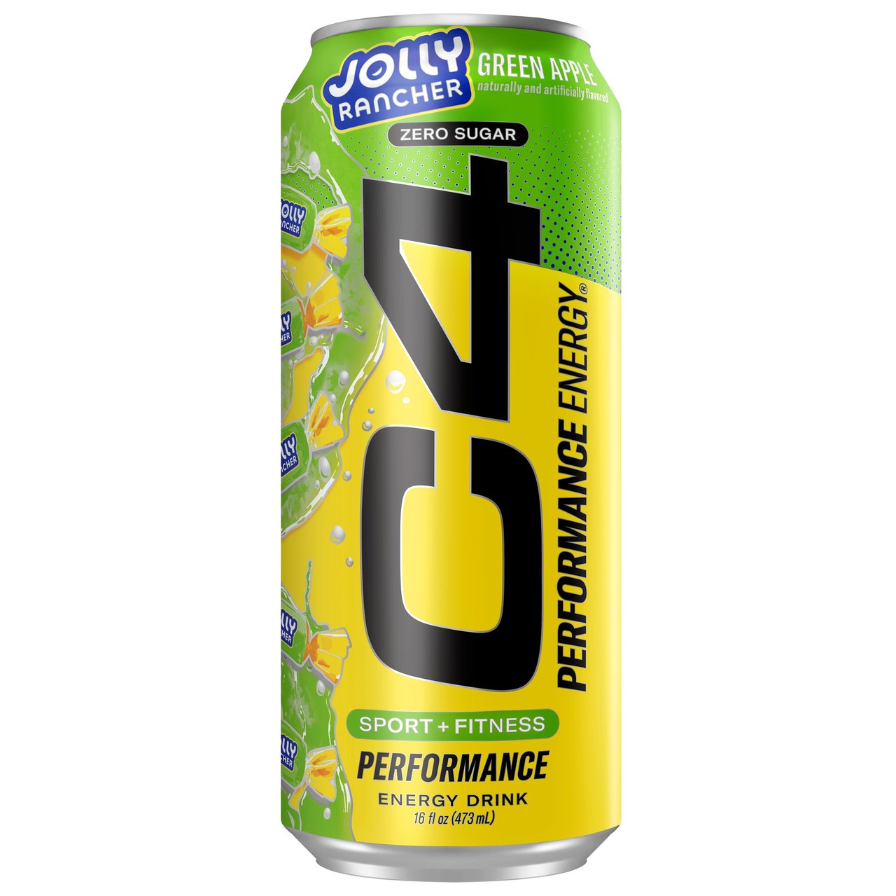 C4 Energy Green Apple Jolly Rancher, 12/16 fl oz