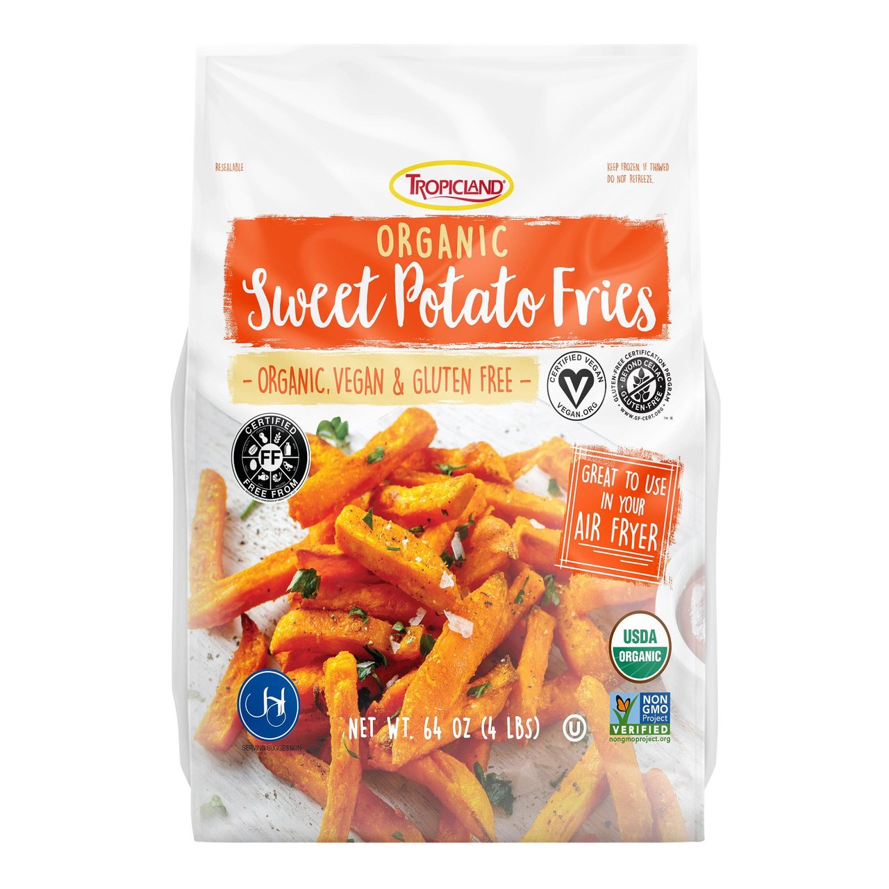 Tropicland Organic Sweet Potato Fries 4 lbs - Image 1