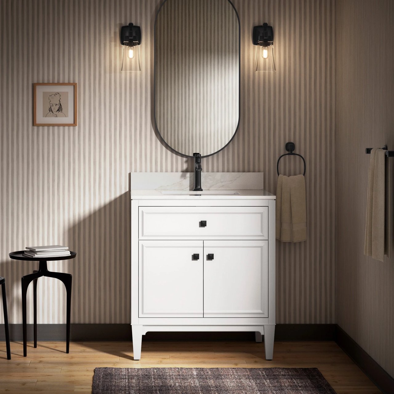 Kohler Clave 30" Vanity - White Oak - Image 1