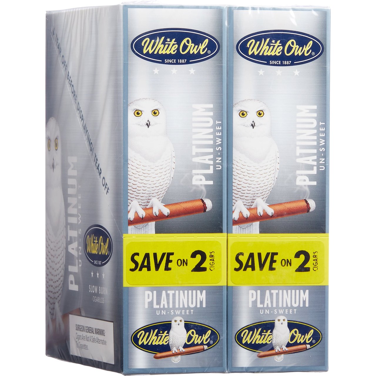 White Owl Platinum Cigarillos, 30 x 2-Pack (Save on 2) - Image 1