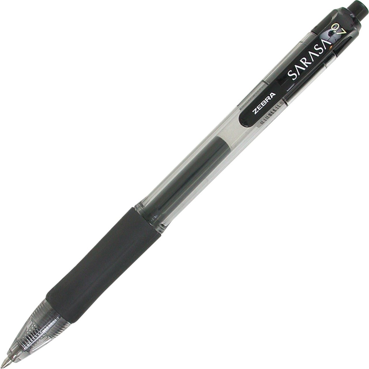 Zebra Sarasa Dry X20 Retractable Gel Pen, Medium Point, Black, 12-Pack (ZEB46810) - Image 1