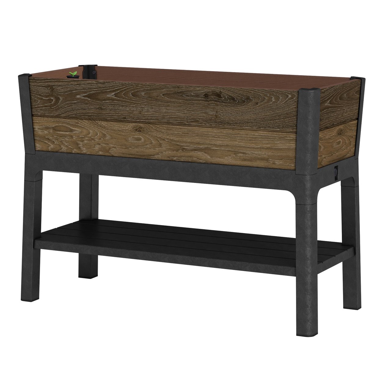 Keter Walnut Elevated Garden Bed - Image 1