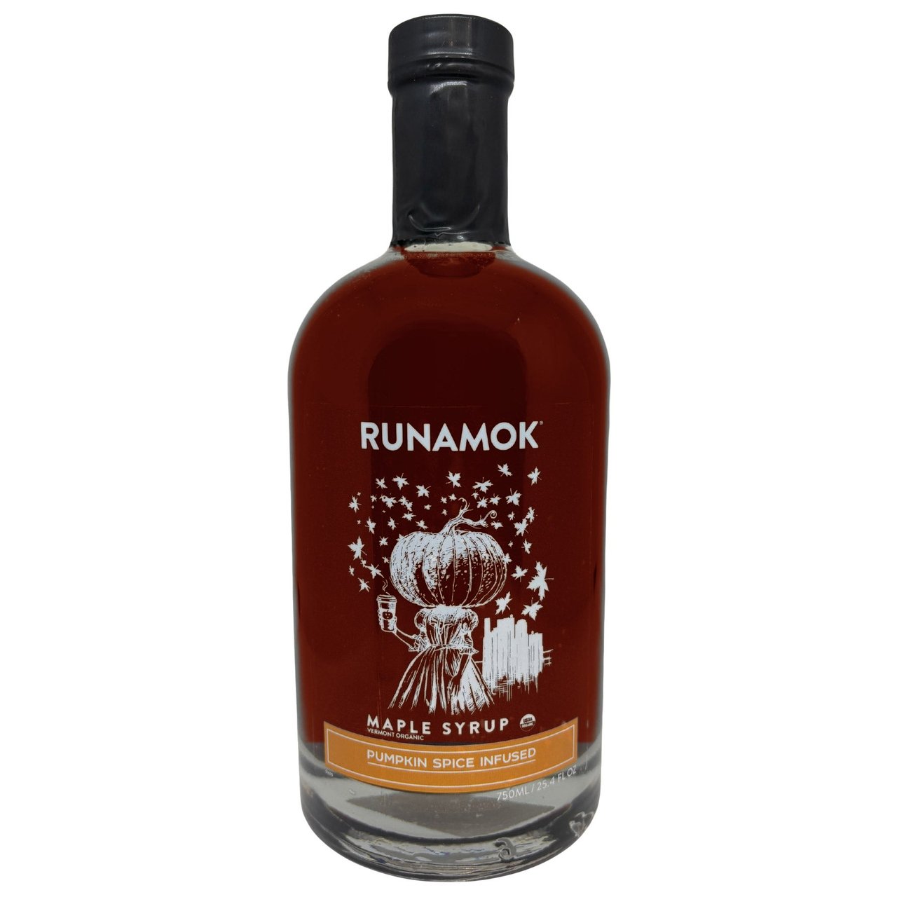 RUNAMOK ORG PUMPKIN MAPLE SYR 25.4 OUNCE BOTTLE - Image 1