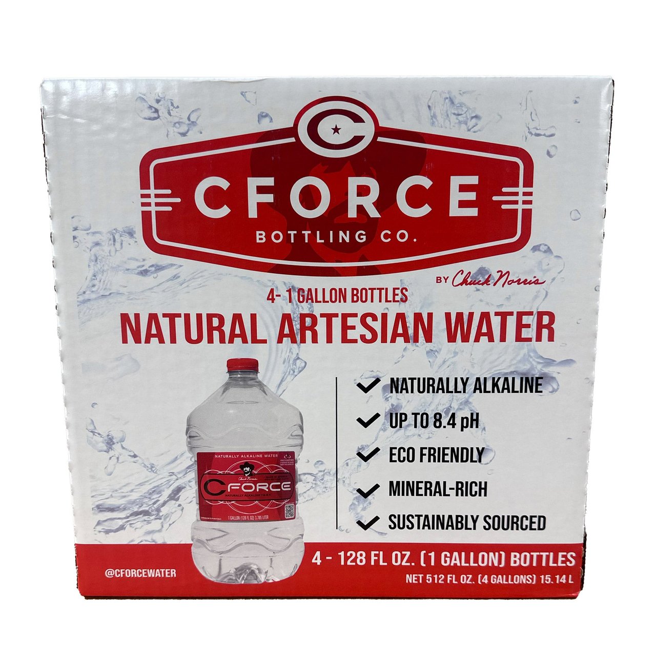 CForce Water Artesian Alkaline 4 CT / 1 Gallon - Image 1