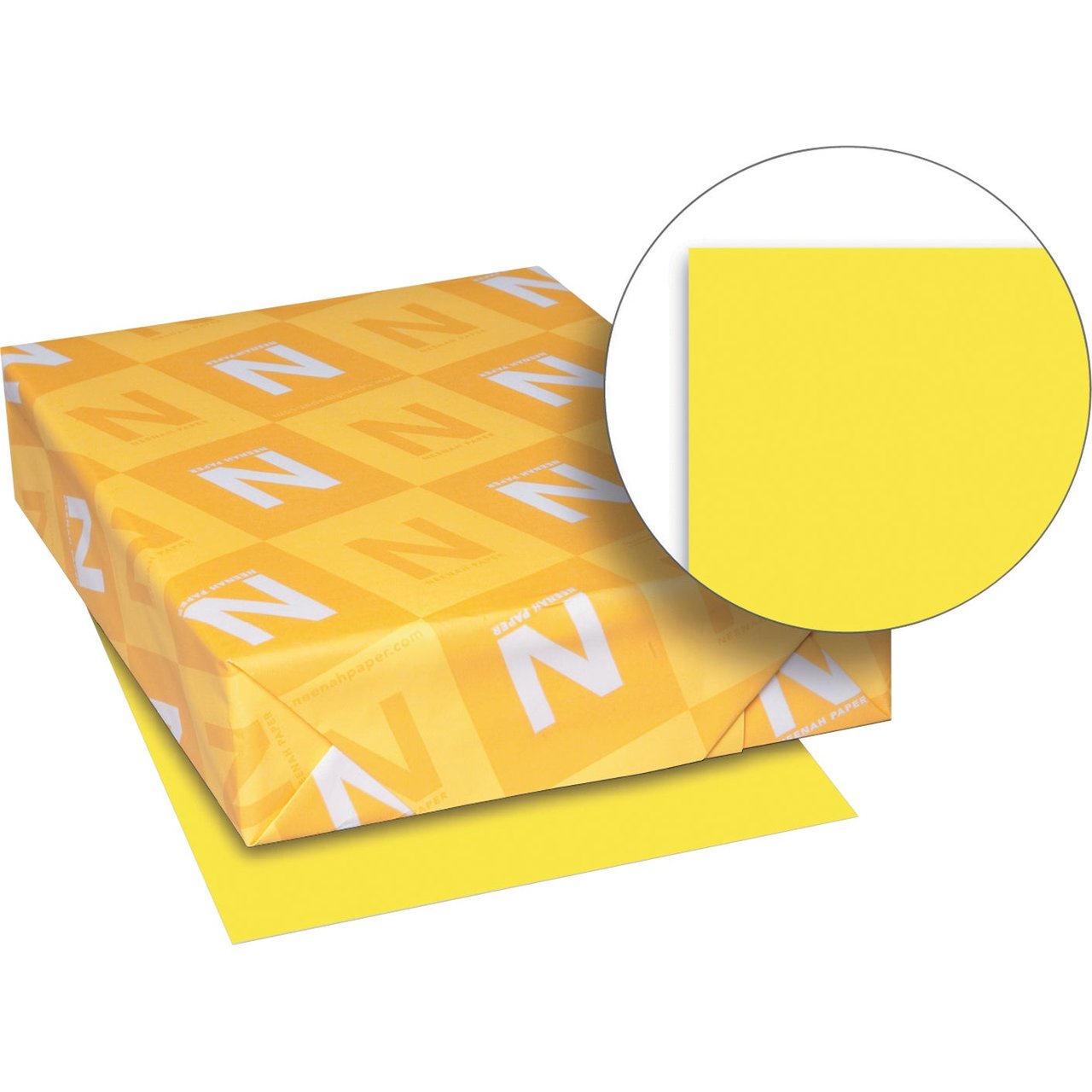 Neenah Astrobrights Lift-Off Lemon Colored Paper, 500 Sheets (WAU21011)