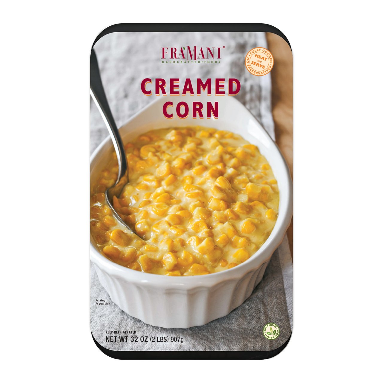 Fra' Mani Creamed Corn 32 oz - Image 1