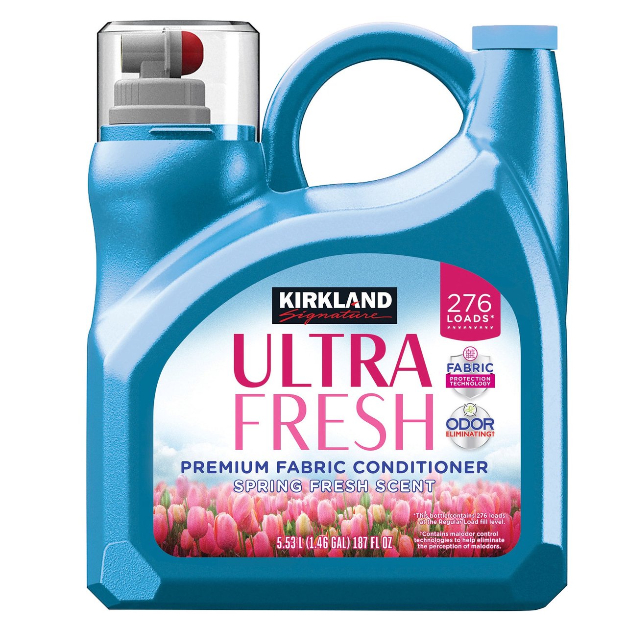 Kirkland Signature Ultra Fresh Premium Fabric Conditioner, 276 Loads, 187 fl oz - Image 1