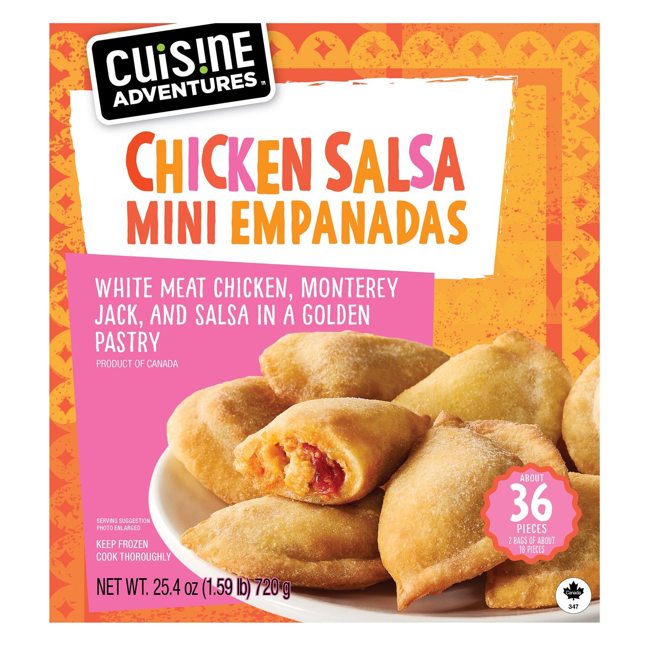 Cuisine Adventures Chicken Salsa Mini Empanadas 25.4 oz - Image 1