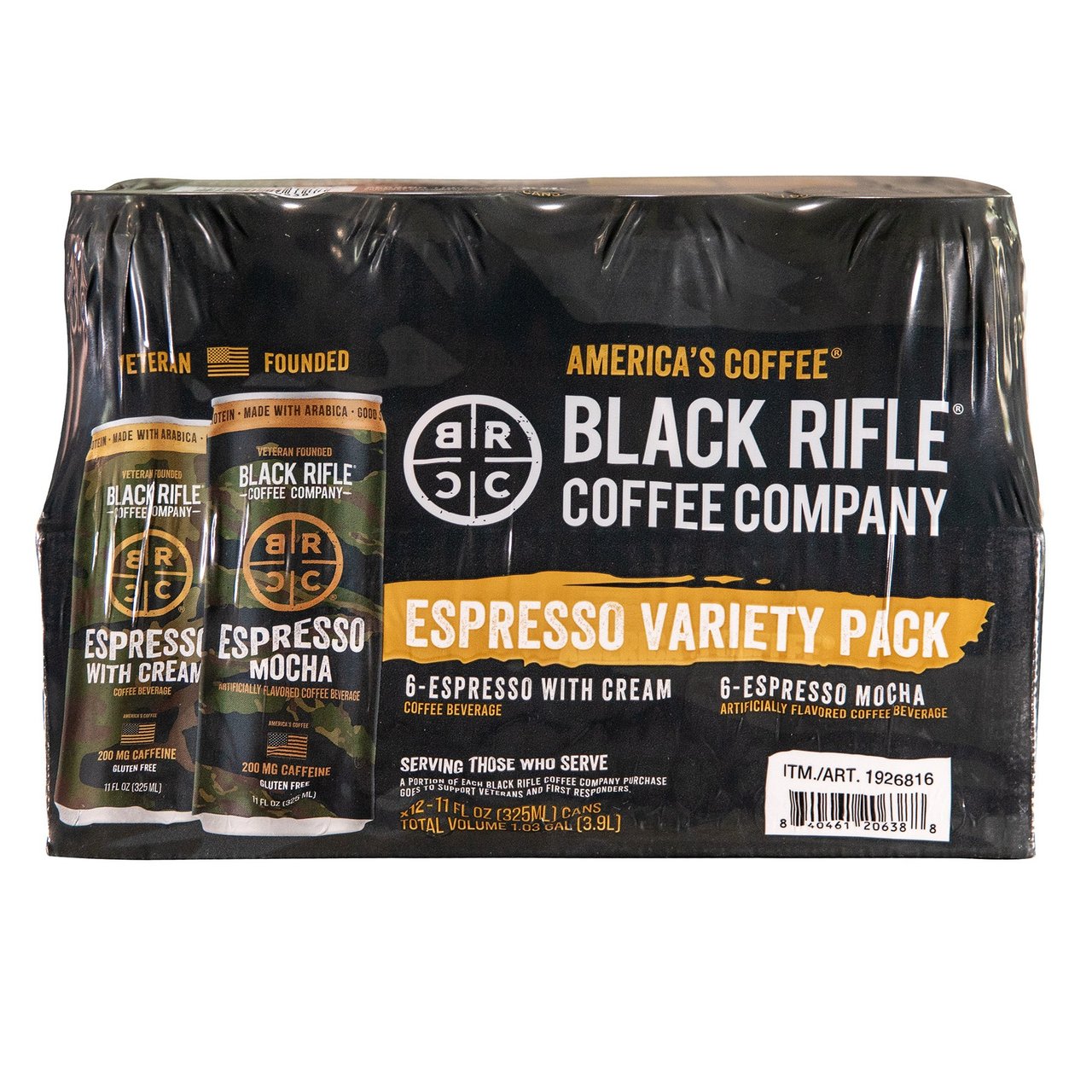 Black Rifle Coffee Espresso Variety Pack 12 CT / 11 oz - Image 1