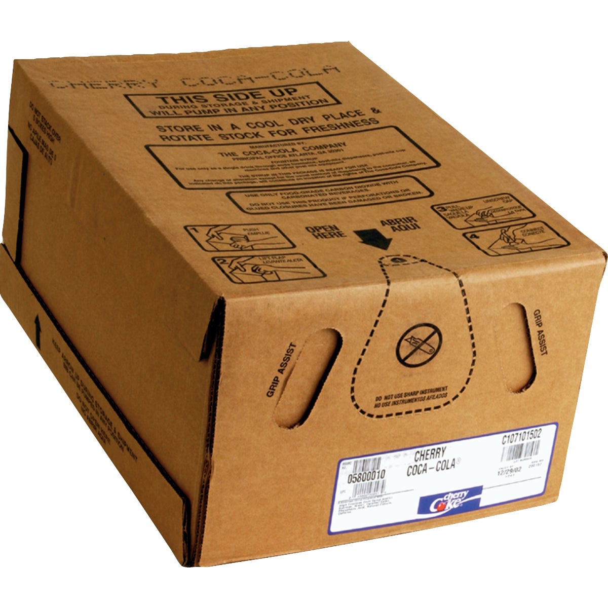 Cherry Coke Bag-in-Box Syrup, 2.5 Gallon - Image 1