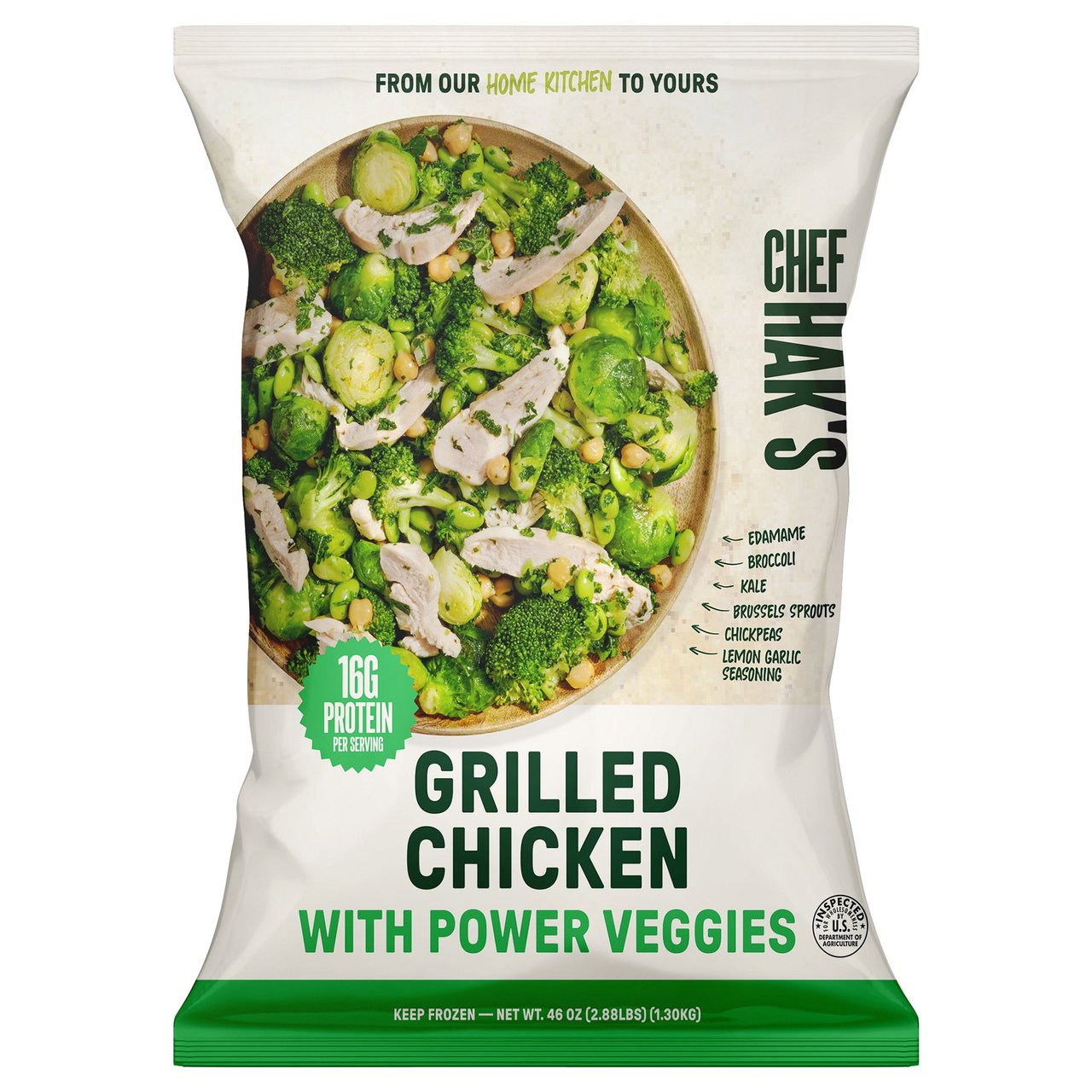 Chef Hak's Grilled Chicken with Power Veggies, 46 oz Bag - Image 1