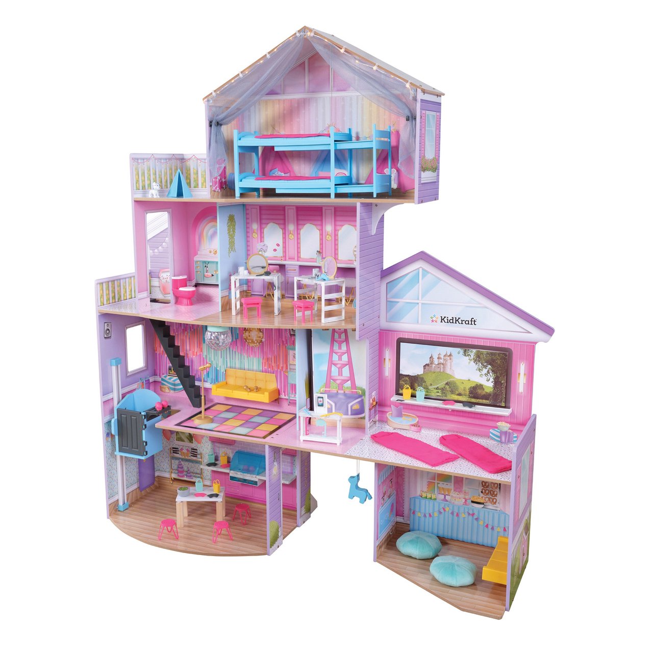 KIDKRAFT ULTIMATE SLUMBER PARTY MANSION DOLLHOUSE - Image 1