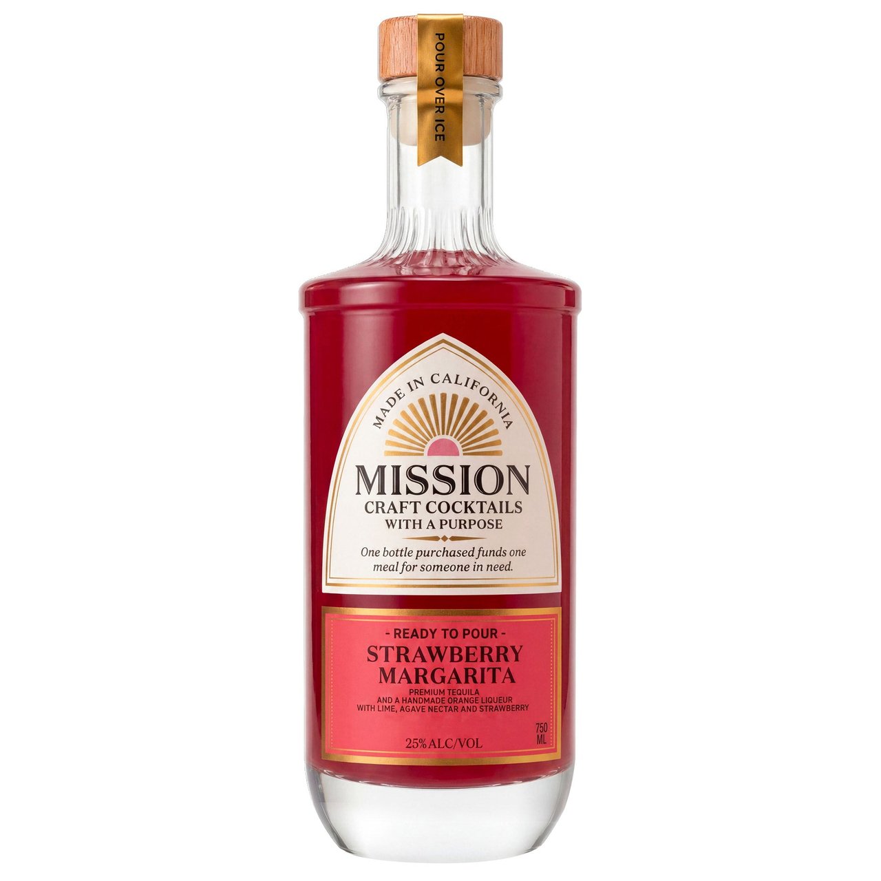 Mission Craft Strawberry Margarita California 750ml - Image 1