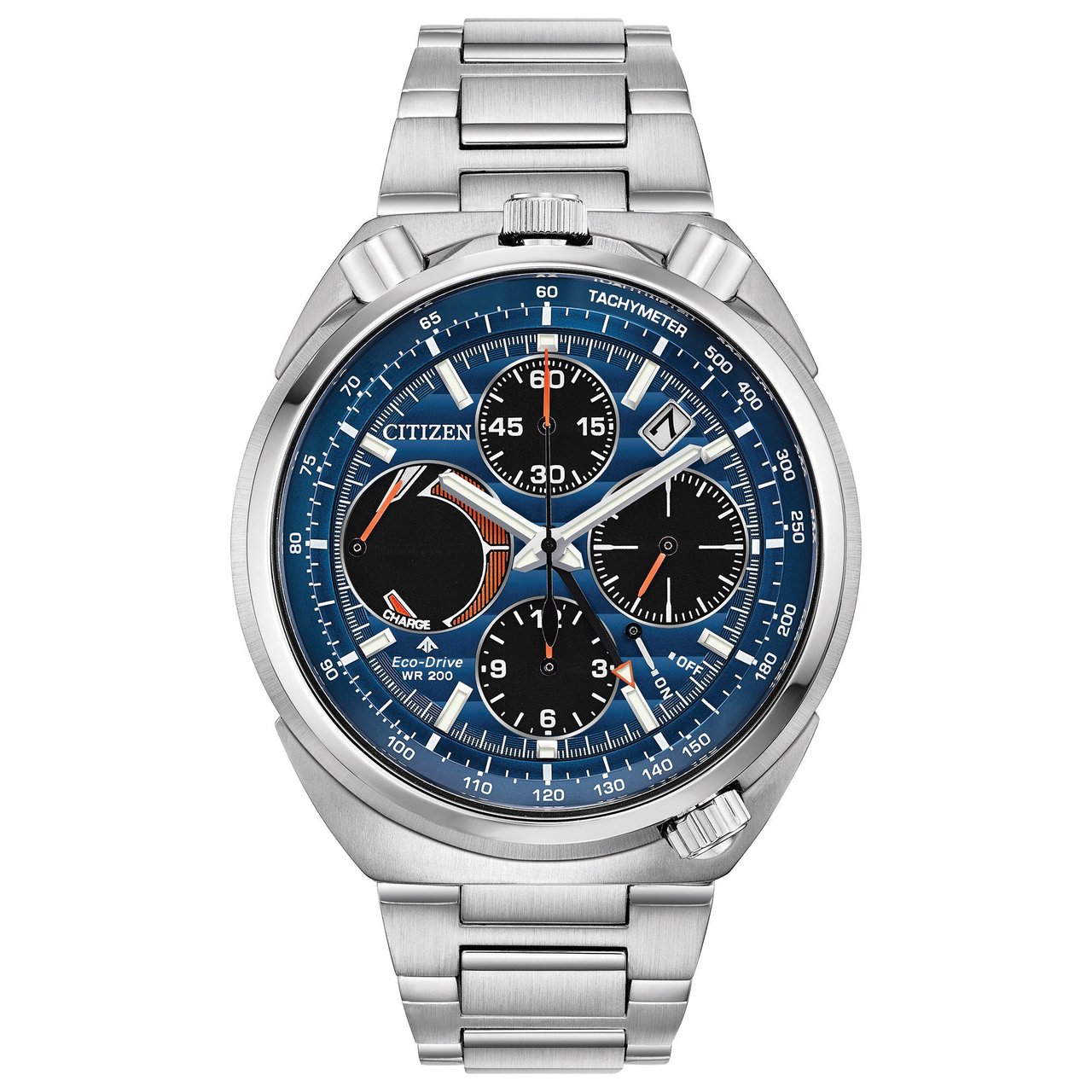 Citizen Promaster Tsuno Chrono Racer Stainless Steel Men's Chronograph Watch - Image 1