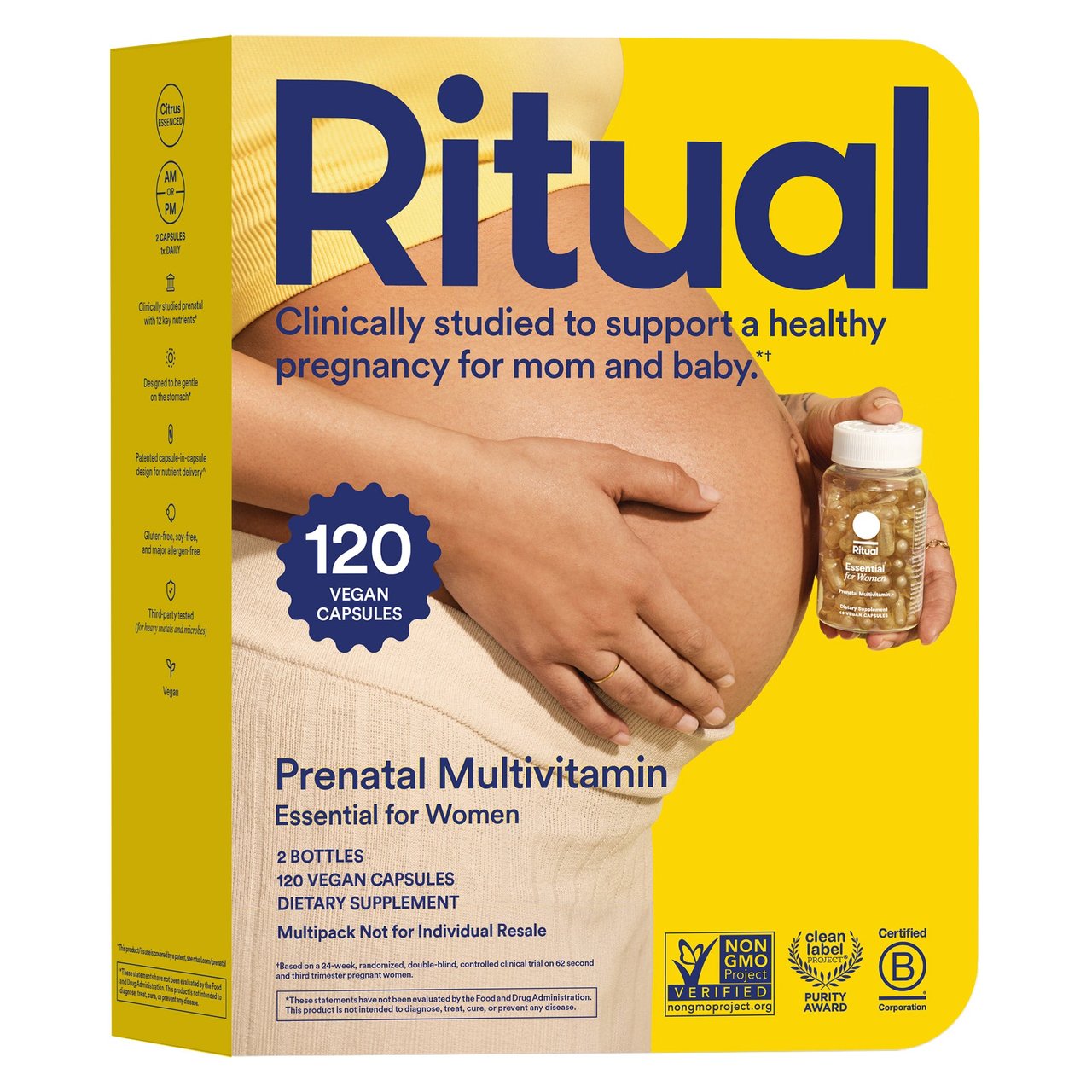 Ritual Essential Prenatal Multivitamin 120 Capsules - Image 1