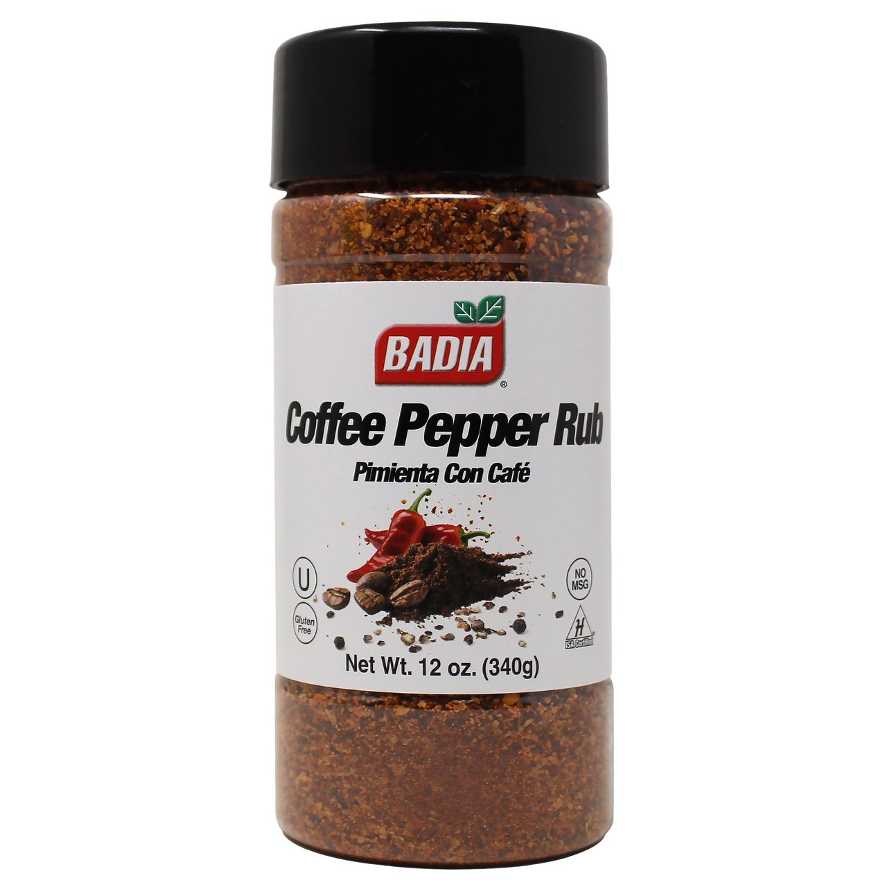 Badia Coffee Pepper Rub 12 oz - Image 1