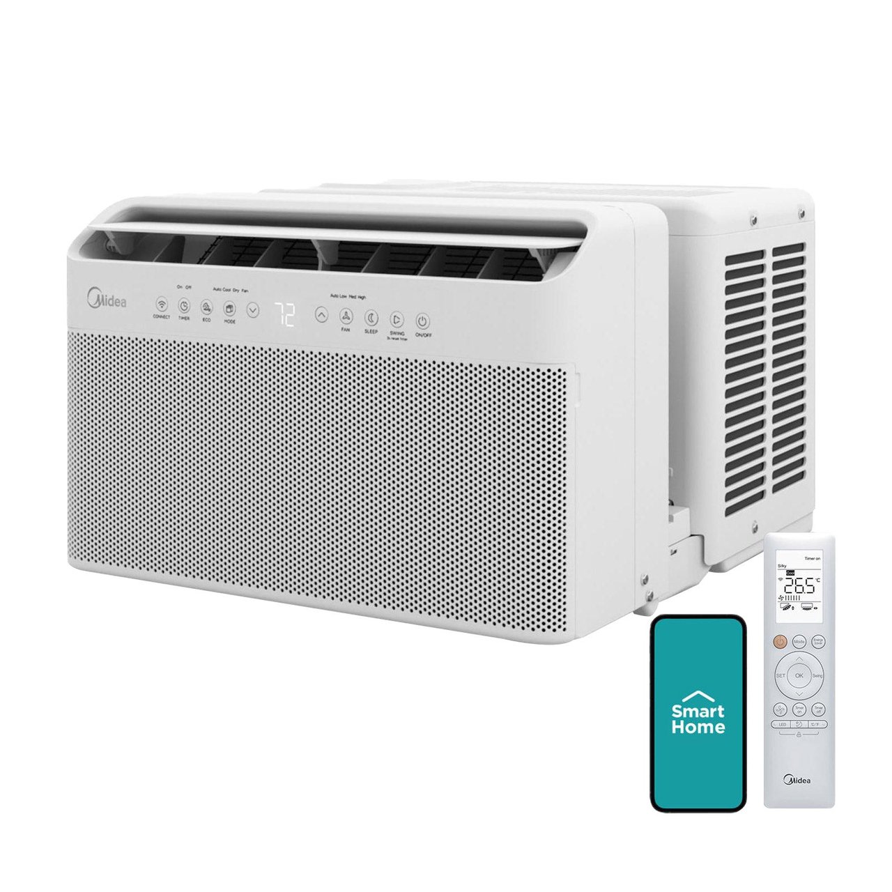 Midea 12,000 BTU U-Shaped Window Air Conditioner with MShield Air Ionizer - Image 1