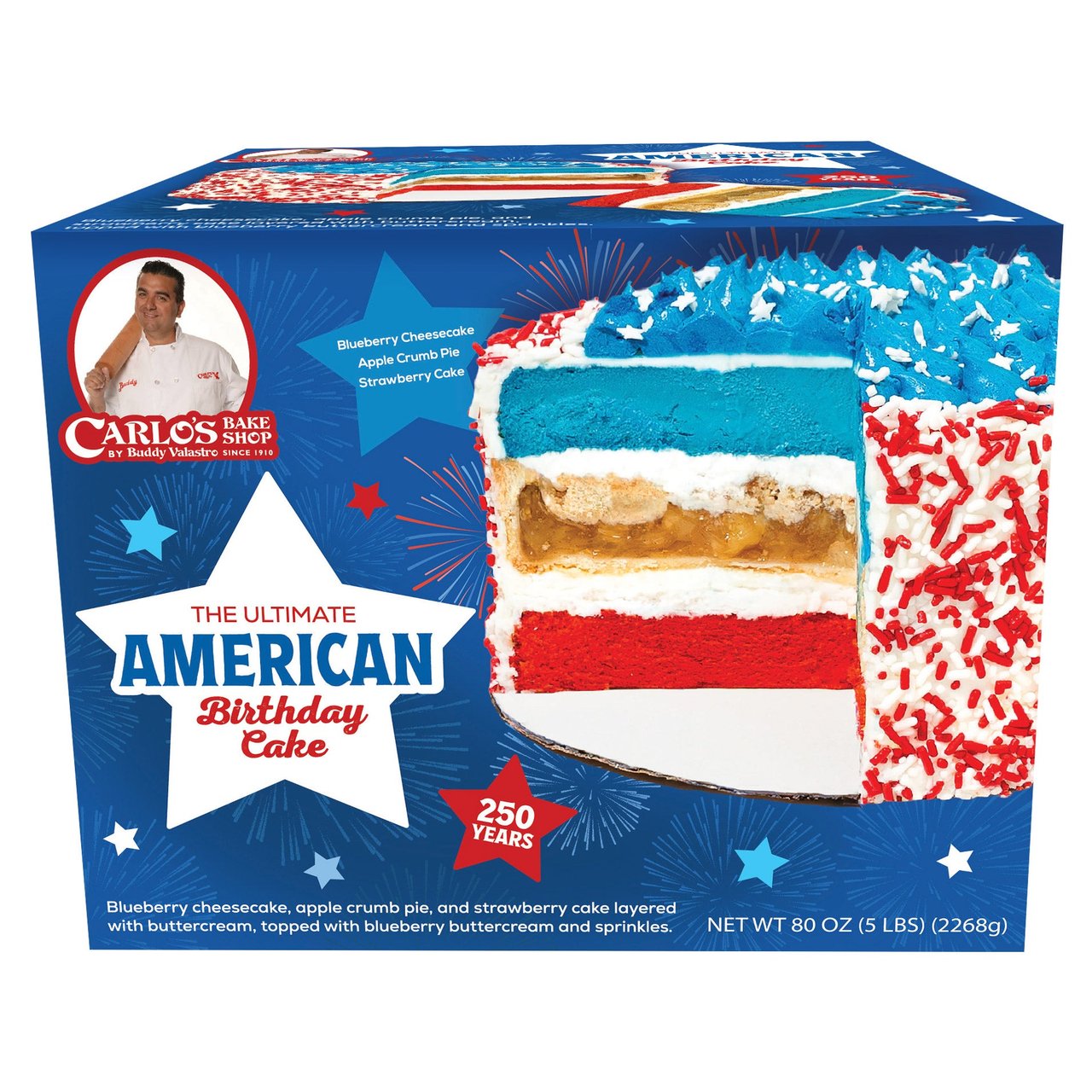 Carlo's Bakery Ultimate American Cake 5 lbs - Image 1