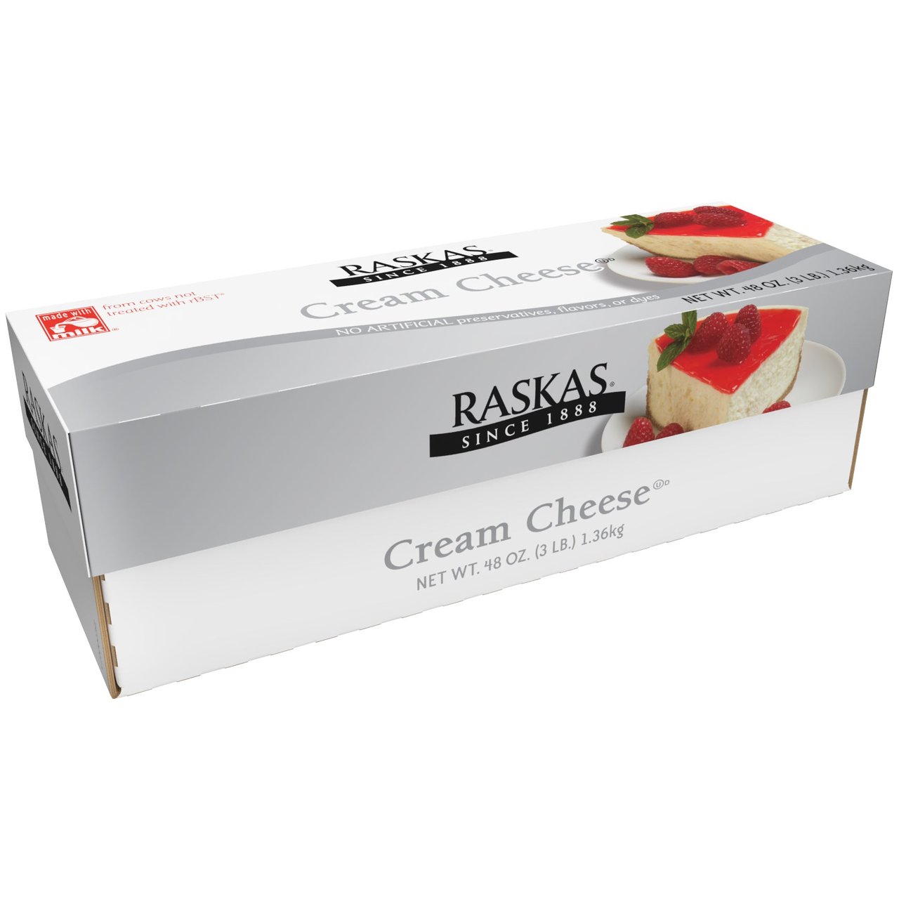 Raskas Cream Cheese 3 lb - Image 1