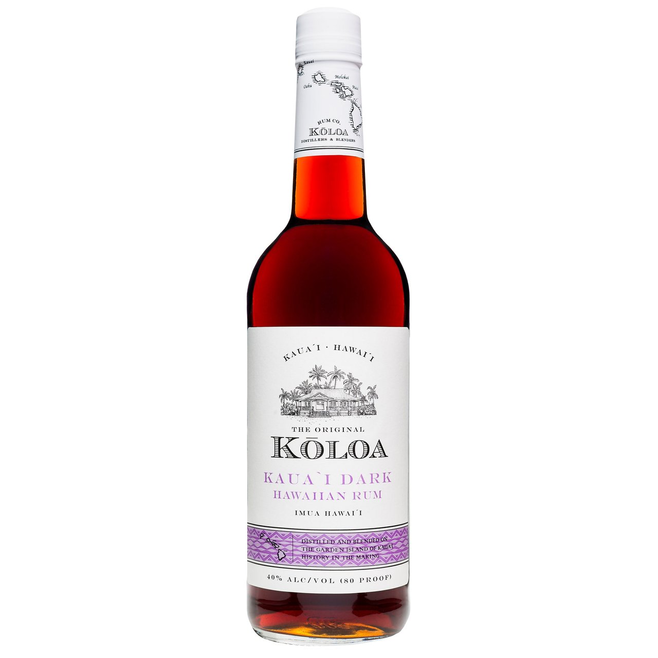 Kōloa Kauaʻi Dark Rum, Hawaii 750ML