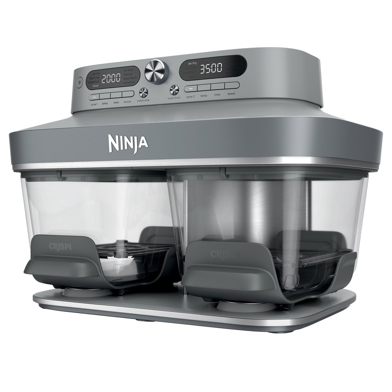 NINJA CRISPI DUALZONE GLASS 2-BASKET AIR FRYER ^ - Image 1