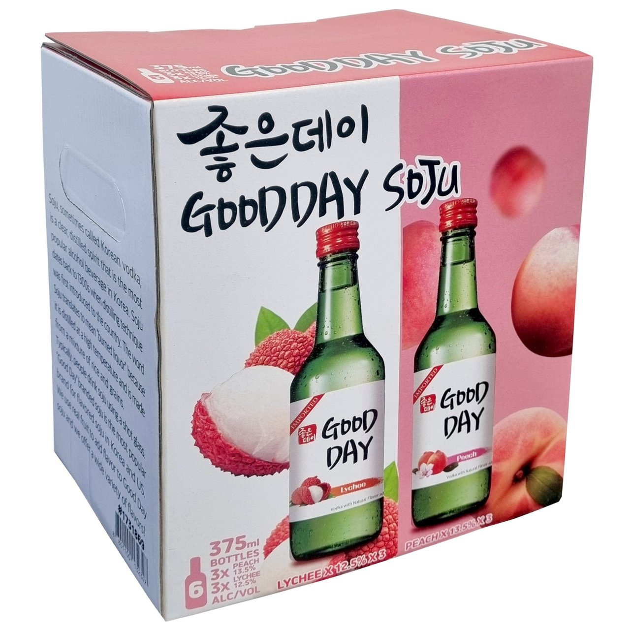 Good Day Soju Variety Pack South Korea 6/375 ML