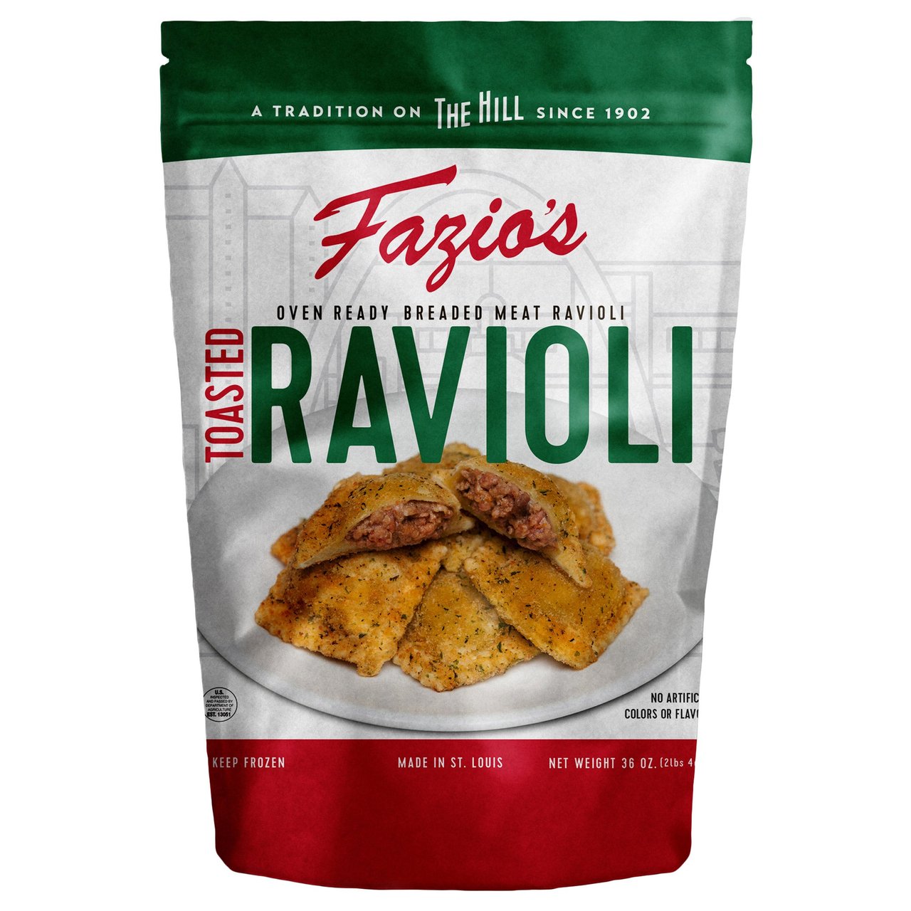 Fazio's Toasted Meat Ravioli 36 Ounce Bag - Image 1
