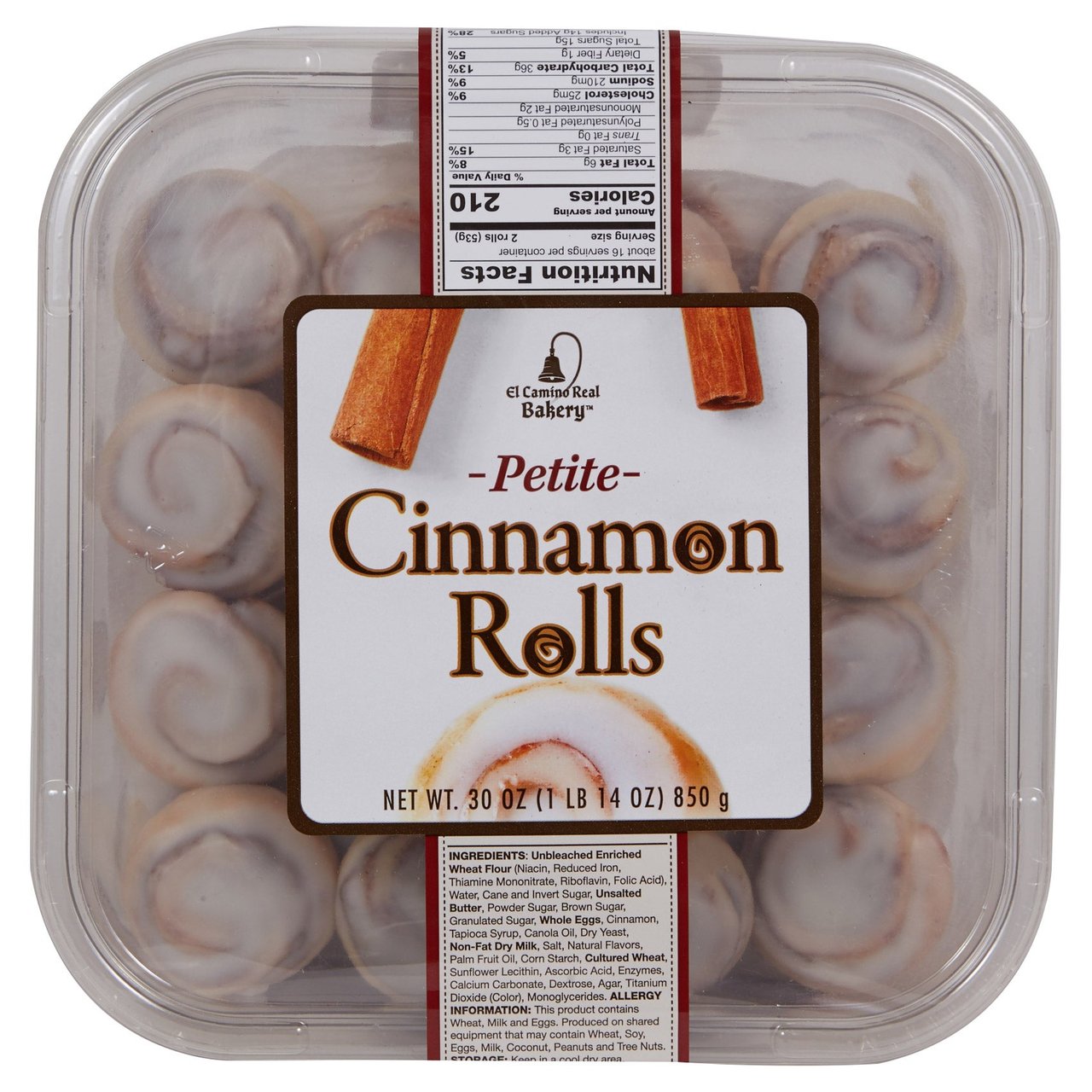 El Camino Real Bakery Petite Cinnamon Rolls 30 oz