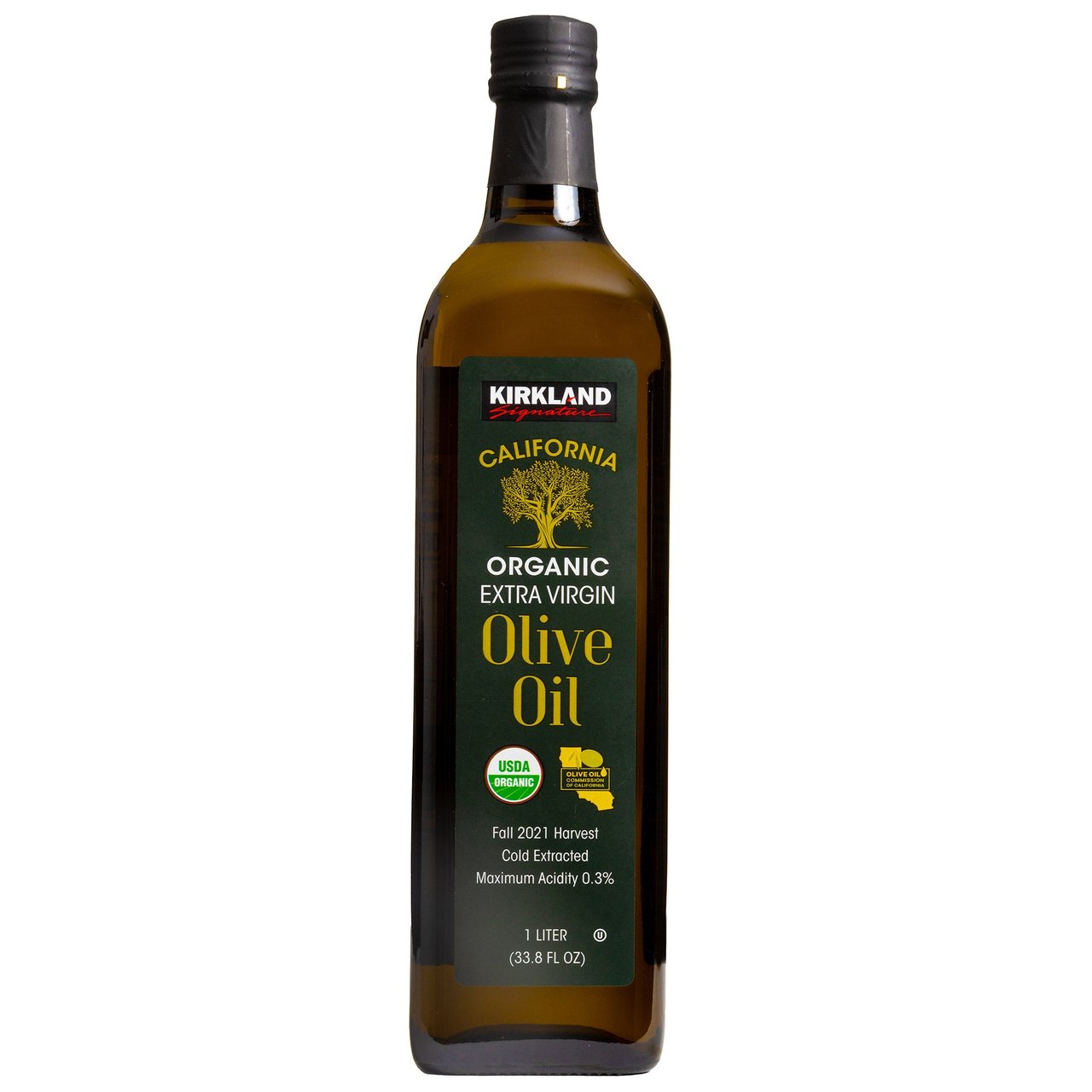 Kirkland Signature Organic California Extra Virgin Olive Oil 1 Liter
