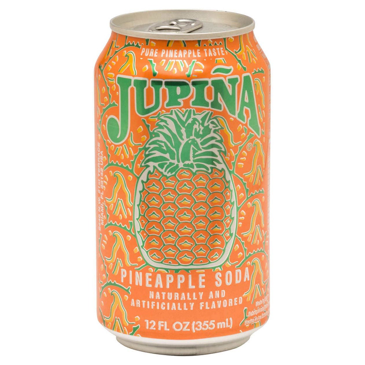 Jupina Gaseosa de Piña 24/12oz Cans