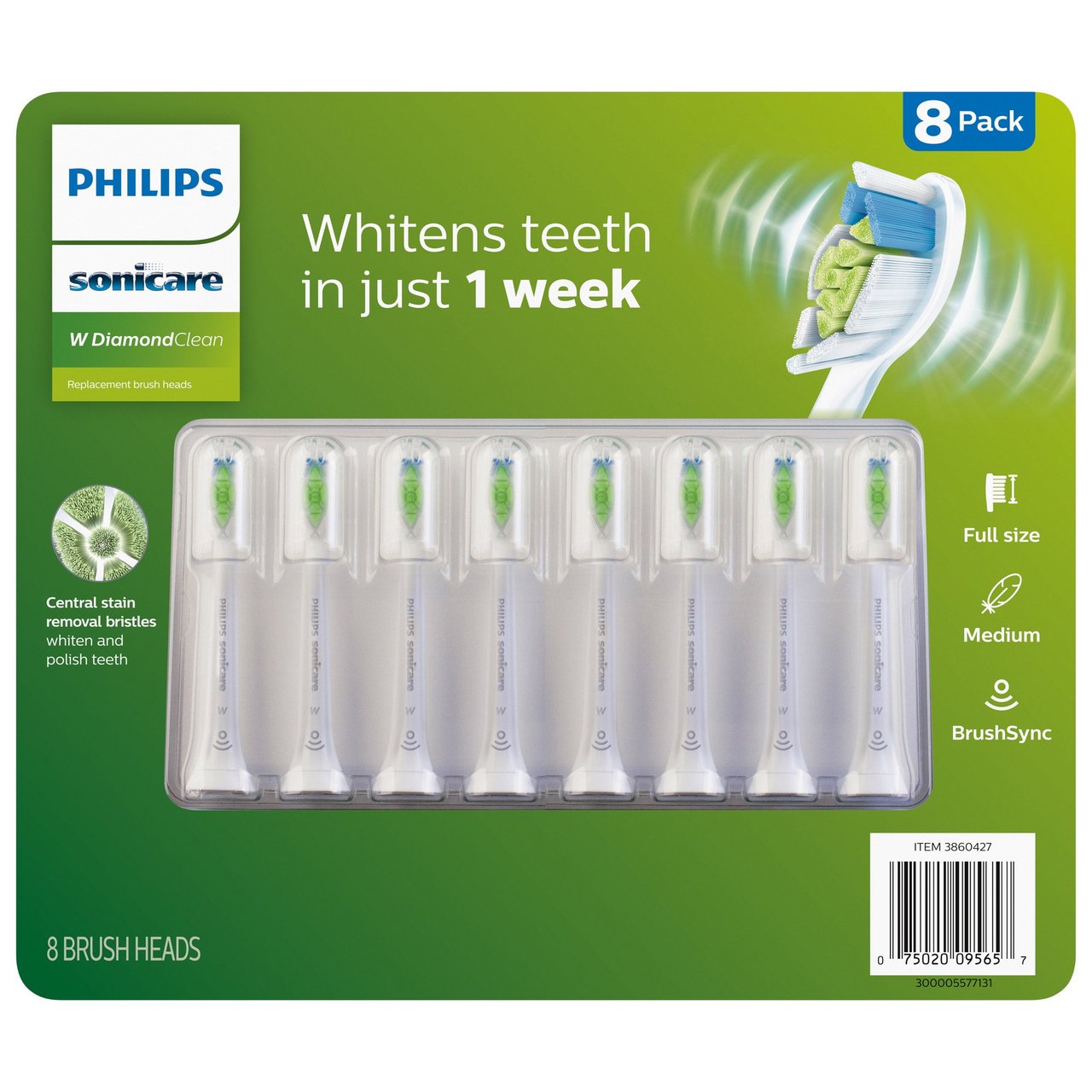 Philips Sonicare C3 Premium Plaque Control 8-Pack Soft Bristle - Image 1