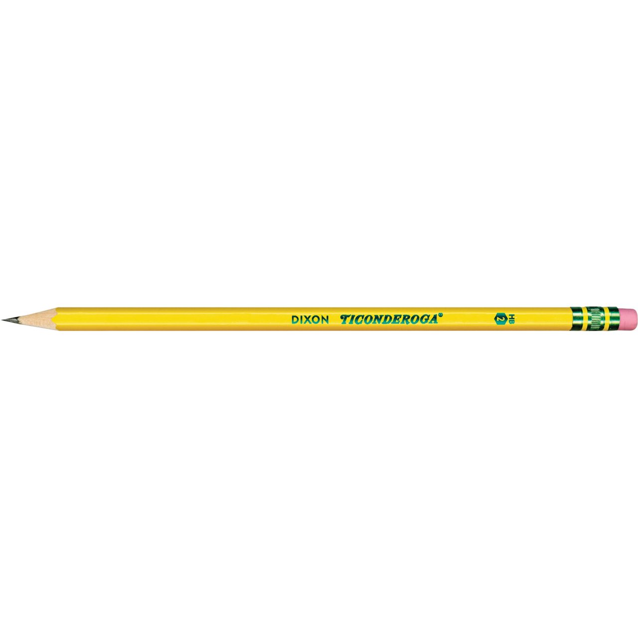 Ticonderoga #2 Pre-Sharpened Pencils, Yellow Barrel, 30-Pack (DIX13830) - Image 1