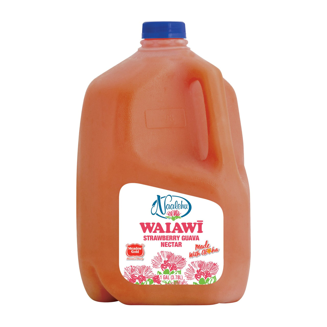 Meadow Gold Naalehu Wai'awi Strawberry Guava Nectar 1 Gallon