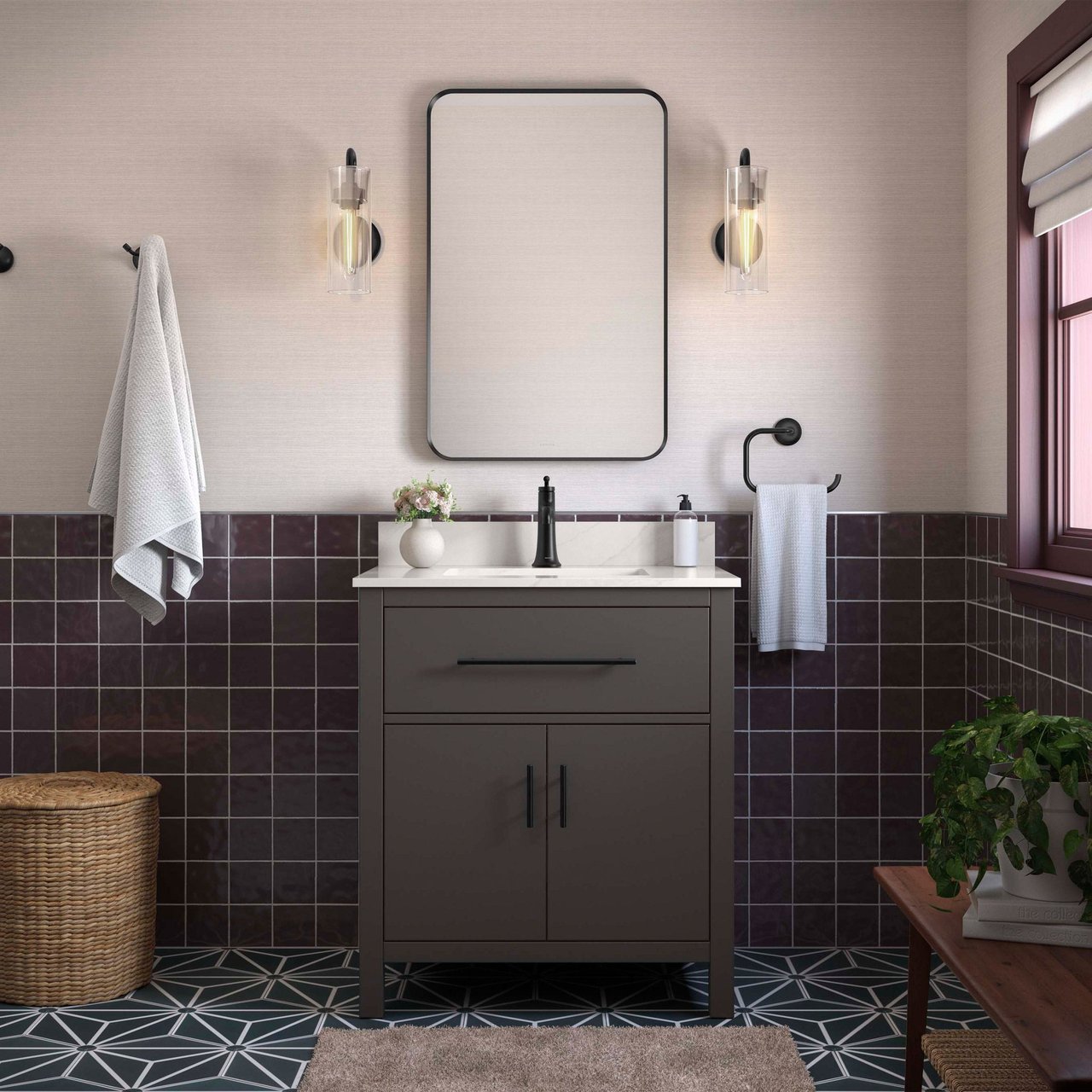 Kohler Orime 31" Gray Bath Vanity