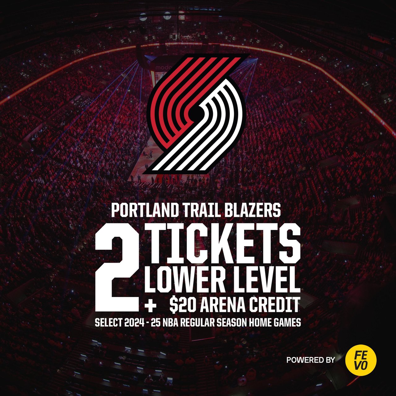 Portland Trail Blazers 2 Lower Level Tickets (Non-Refundable)