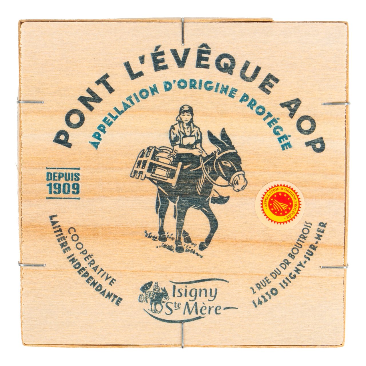 Isigny Sainte-Mère Pont L'Évêque AOP Cheese 12.35 oz - Image 1