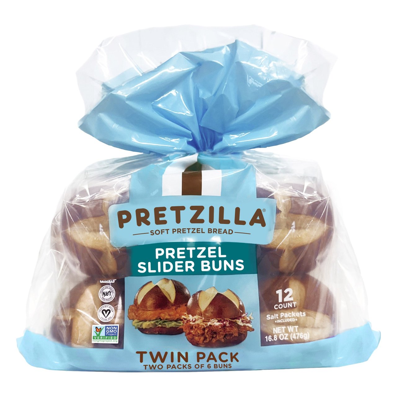 Pretzilla Pretzel Slider Buns 12ct/16.8 oz - Image 1