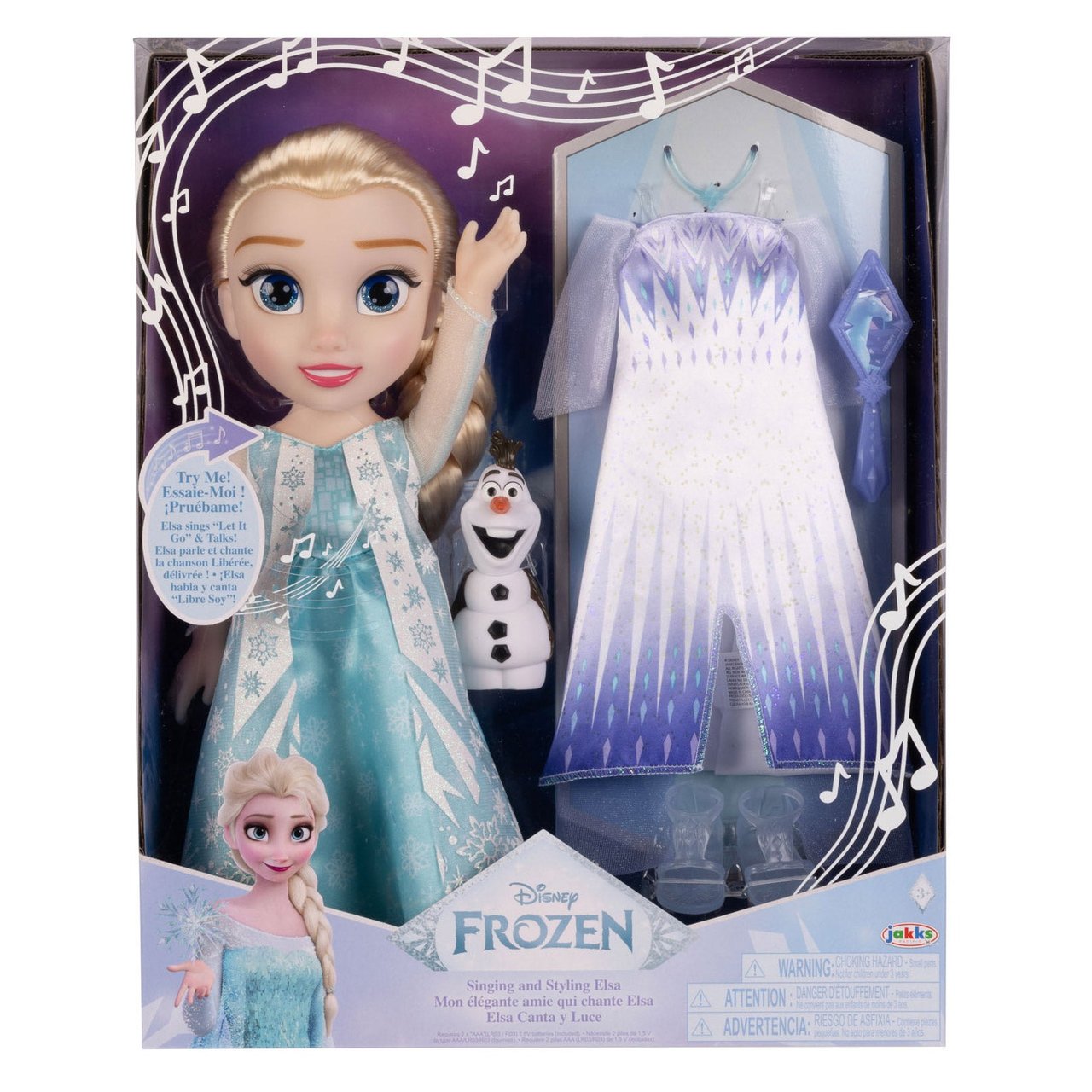 Disney Princess Singing Doll - Elsa - Image 1