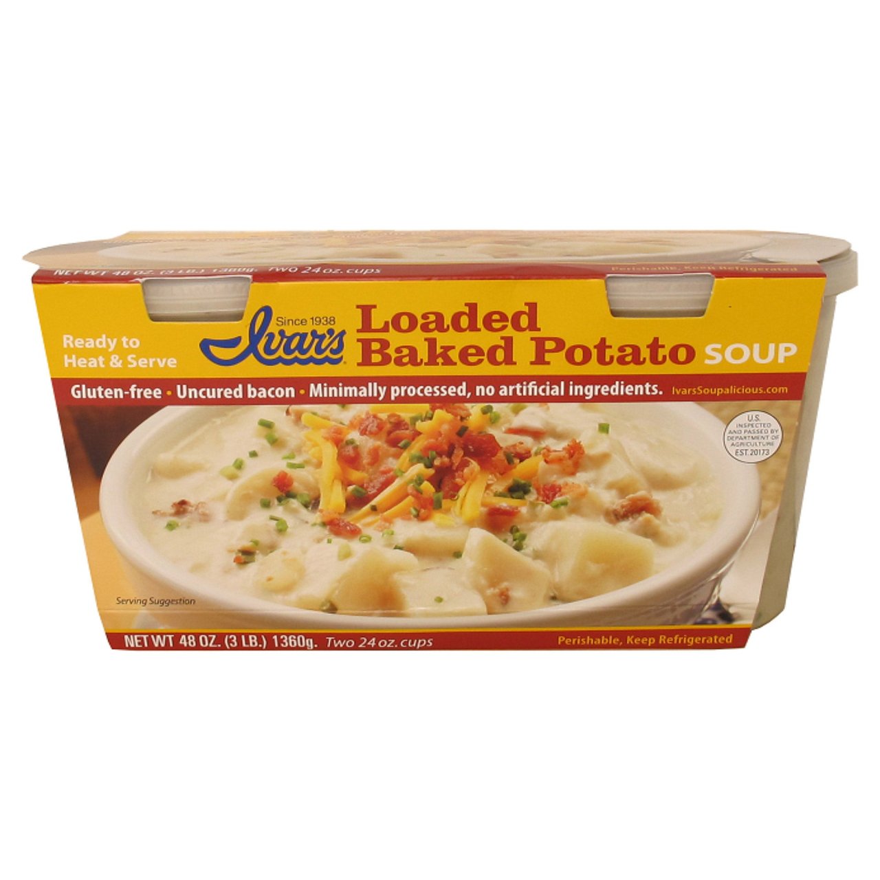 Ivar's Loaded Baked Potato Soup 2/24 oz - Image 1