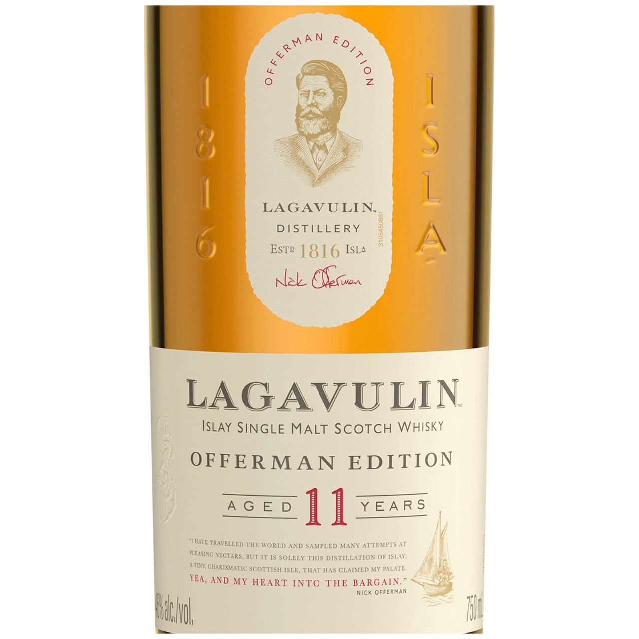 Lagavulin Offerman Edition 11 Year Old Single Malt Scotch Whisky 750ml