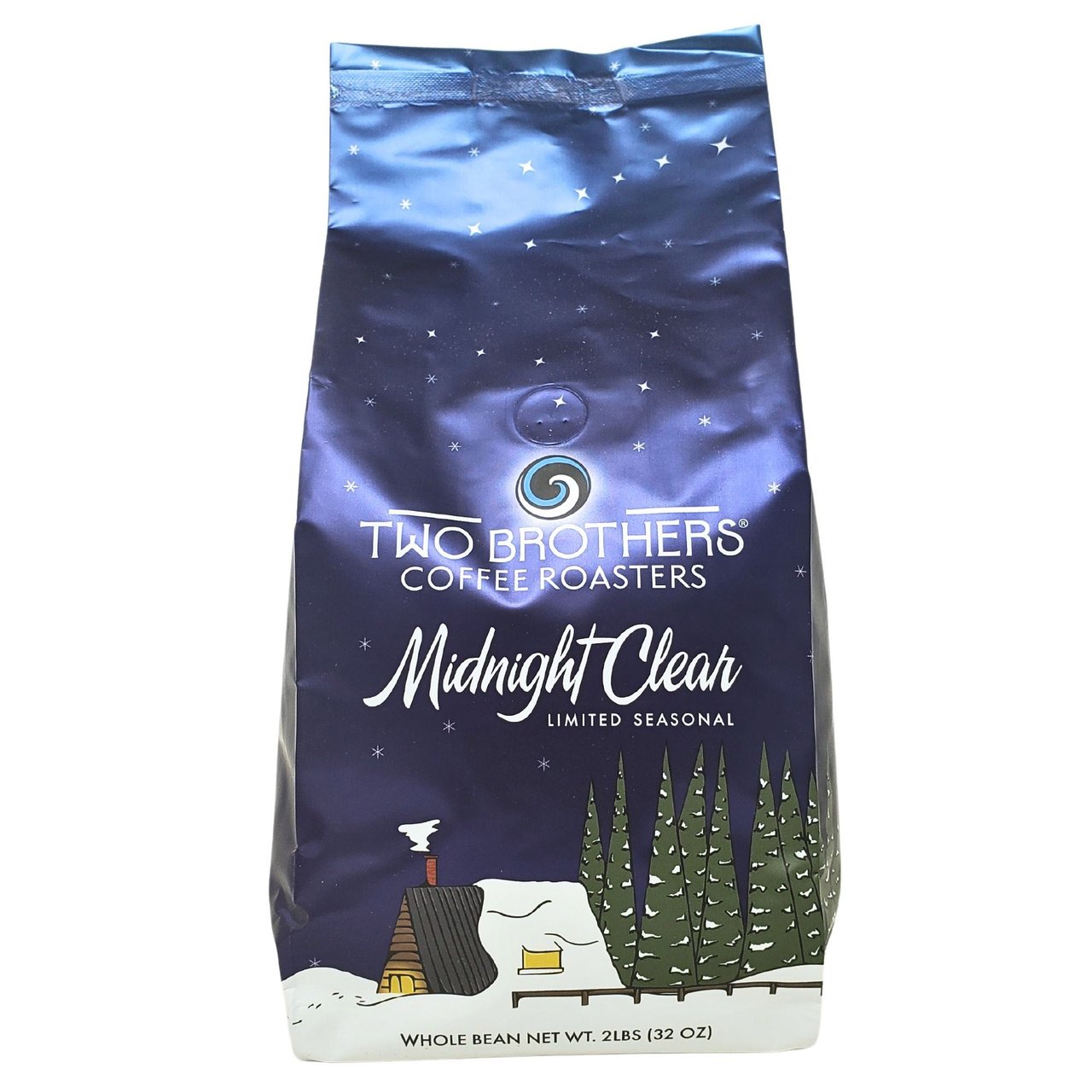 Two Brothers Coffee Midnight Clear 2 Pound Bag - Image 1