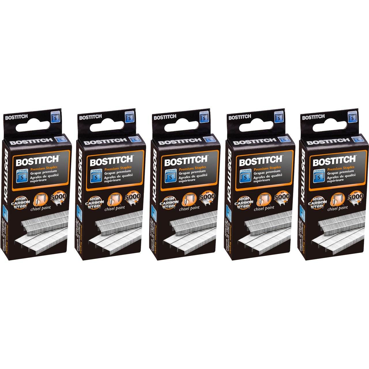 Bostitch Premium Staples, 5/5,000 Count - Image 1
