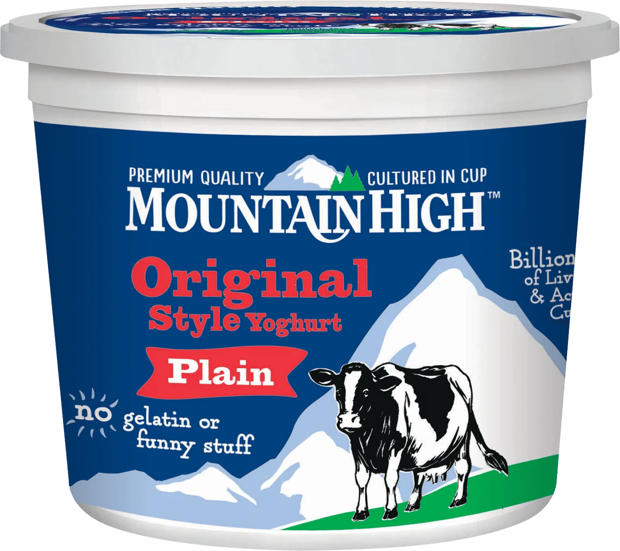 Mountain High Whole Milk Plain Yogurt 64 Ounces